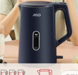 ASD 爱仕达 316不锈钢电热水壶开水壶家用热水壶AW-S17G828