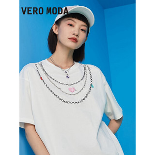 VEROMODAVero Moda新款HT系列彩色立体小熊短袖T恤女3221T1043 S85本白 155/76A/XS