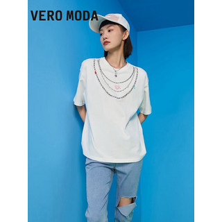 VEROMODAVero Moda新款HT系列彩色立体小熊短袖T恤女3221T1043 S85本白 155/76A/XS