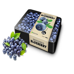 新鲜现摘蓝莓125g*12盒装 单果12-14mm下单备注值得买免费升级大果15mm+