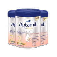 PLUS会员、会员专享：Aptamil 爱他美 白金 婴儿配方奶粉 2段 800g*3罐