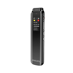 PHILIPS 飞利浦 录音笔VTR5010 会议录音转文字 微型便携 黑色