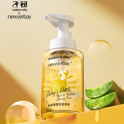 纽因贝 子初奶瓶清洁剂泡沫型宝宝果蔬婴儿玩具餐具洗洁精350ml/瓶