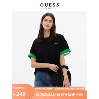 GUESS 盖尔斯 中性拼接T恤 M3PP45K2Q40