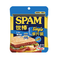 PLUS会员：SPAM 世棒 午餐肉火腿 肉蒜味 60g