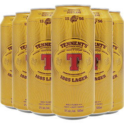 TENNENT 英国进口啤酒Tennent‘s替牌啤酒6瓶
