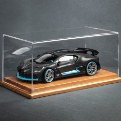 飞越无限 布加迪divo超级跑车 汽车模型 展示盒 车模 合金车牌定制