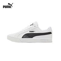 PUMA 彪马 Smash男女同款复古低帮皮面黑白运动休闲板鞋359622-05