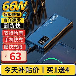 heimaobite 黑猫比特 旗舰版 移动电源 深蓝色 20000mAh 66W