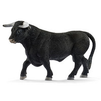 Schleich 思乐 S思乐  仿真动物模型玩具 黑公牛