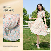 X.YING 香影 女士碎花连衣裙 Q832377920