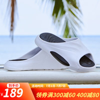 乔丹QIAODAN质燥运动鞋拖鞋男2023夏季情侣户外沙滩凉鞋 乔丹白/黑色(男) 43