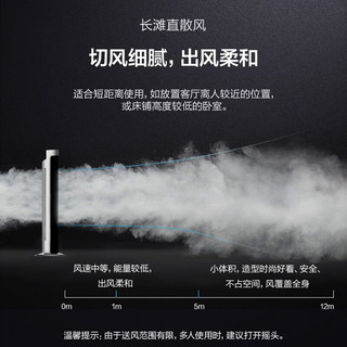  Midea/美的 节能低噪 塔式无叶风扇