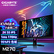 GIGABYTE 技嘉 M27Q 27英寸 IPS G-sync FreeSync显示器(2560x1440、170Hz、140%sRGB、HDR400）