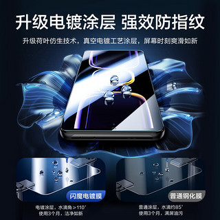 SMARTDEVIL 闪魔 红米k60钢化膜 k60pro/冠军版高清全玻璃防爆防窥防指纹防手汗防摔手