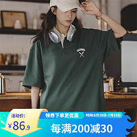 MADEN 马登 女士复古翻领POLO衫 TS2301821