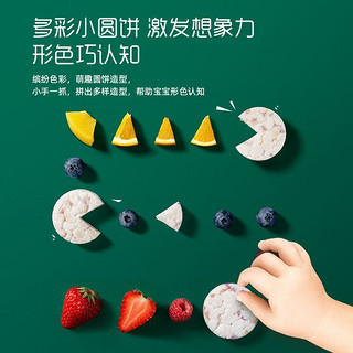 Enoulite 英氏 宝宝夹心米饼 3阶 蓝莓葡萄味 45g