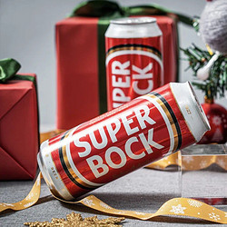 SUPER BOCK 超级波克 SUPERbock经典拉格红罐500ml黄啤酒