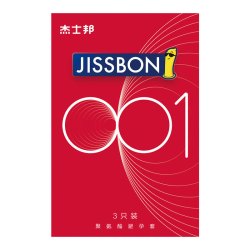 杰士邦 001系列 聚氨酯安全套 3只装