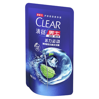 CLEAR 清扬 去屑洗发水活力运动补充袋装200g