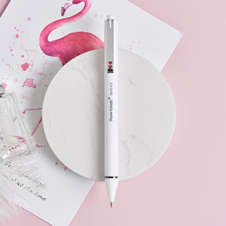缤乐美(Paper Mate)中性笔0.5mm高颜值按动式签字笔学生书写心心笔系列G610黑色6支装