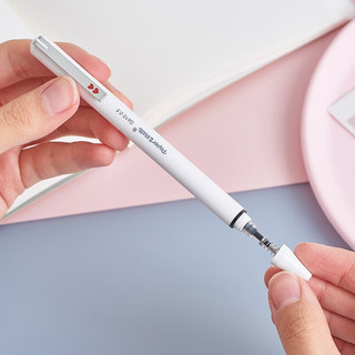缤乐美(Paper Mate)中性笔0.5mm高颜值按动式签字笔学生书写心心笔系列G610黑色6支装