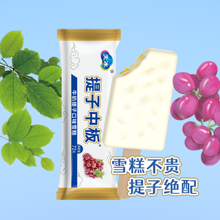 天冰心情绿豆沙味巧克力味山楂味提子中板雪糕冰淇淋