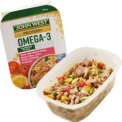 JOHN WEST 西部约翰 金枪鱼轻食餐沙拉170g 方便米饭