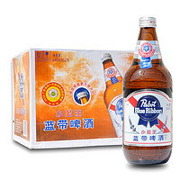 Blue Ribbon 蓝带 小蓝王 啤酒640ml*12瓶 整箱原箱正品 京东配送 大瓶经典啤酒