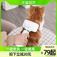 Hoopet 宠物吹风机拉毛一体泰迪吹毛神器洗澡猫咪烘干静音狗狗小型犬吹干