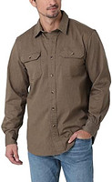 Wrangler 威格 Authentics 男式长袖经典梭织衬衫 XL码好价