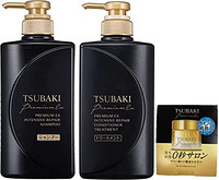 TSUBAKI 优质洗护套装 修护洗发水&amp;护发素 490ml x 2