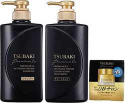 TSUBAKI 优质洗护套装 修护洗发水&amp;amp;护发素 490ml x 2