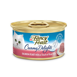 FANCY FEAST 珍致 猫罐头成猫幼猫零食法式奶汤系列主食级85g*1罐 美国进口随机口味