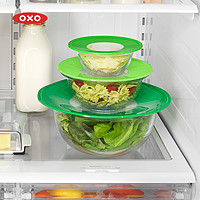 OXO 奥秀硅胶保鲜盖保鲜膜家用搭配冰箱碗碟盖子食品级密封圆形