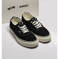 VANS 范斯 VLT高端线 Invincible联名 Authentic 男女款运动帆布鞋