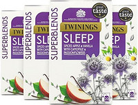 Twinings 川宁 五香苹果、香草、甘菊和西番莲茶包，20包，4盒装