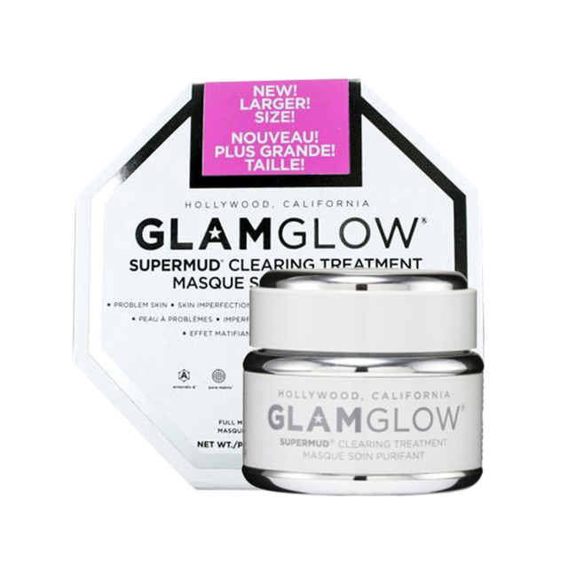 GLAMGLOW 格莱魅 小白罐发光面膜 50g 幕后明星双重焕肤深层清洁面膜 去黑头粉刺