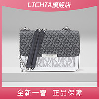 抖音超值购：MICHAEL KORS 迈克·科尔斯 包包JADE系列中号单肩斜挎包30H1SJ4L9V BLK/SILVER