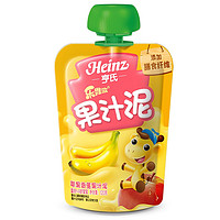 Heinz 亨氏 乐维滋苹果香蕉果汁泥120g/袋辅食宝宝婴幼儿婴儿儿童零食