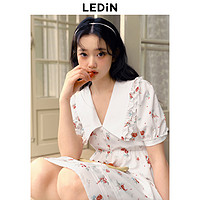 LEDIN 乐町 女士甜美茶歇连衣裙 CWFAD2105