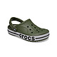 crocs 卡骆驰 洞洞鞋贝雅卡骆班轻便耐磨一脚蹬休闲鞋205089 军绿色