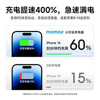 momax 摩米士 PD20W充电头适用于苹果iPhone14/13快充头手机充电器