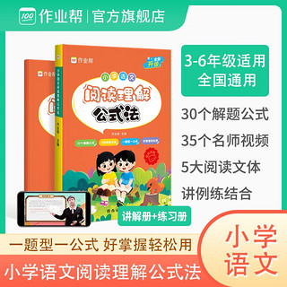 作业帮小学语文阅读理解公式法知识大全三四五六年级语文基础专项训练书拓展解题答题辅导提分 新老板随机发