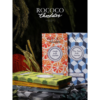 柏慧英国进口Rococo Chocolates牛奶黑巧克力香橙海盐伯爵茶节日礼物 蜂巢脆牛奶巧克力 保质期2021.7.23 现货