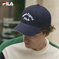 FILA 斐乐官方棒球帽情侣款2023秋新款时尚休闲帽男帽鸭舌帽子女