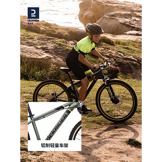 迪卡侬（DECATHLON）ST920儿童山地自行车碟刹避震变速24寸9-12岁男OVBK ST920 黛绿色 9速 24英寸 其他