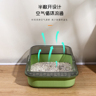 猫砂盆超大号全半封闭式猫厕所防带砂特小号幼猫屎盆猫咪用品大全