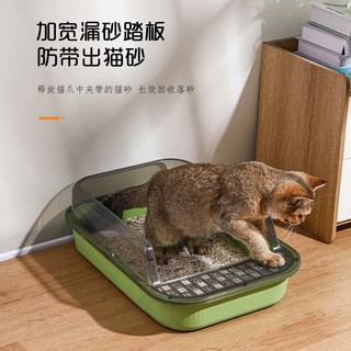 猫砂盆超大号全半封闭式猫厕所防带砂特小号幼猫屎盆猫咪用品大全