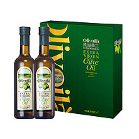 88VIP：欧丽薇兰 特级初榨橄榄油食用油 礼盒500ml*2瓶